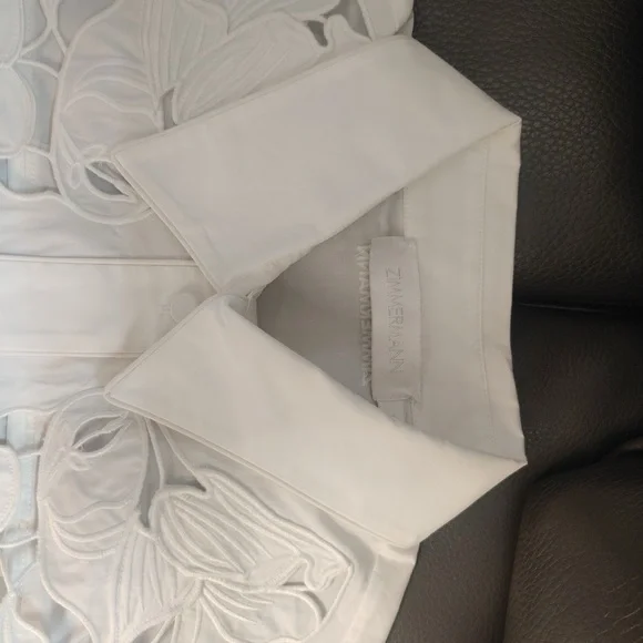 Zimmermann 2-Piece NWOT DAYLIGHT EMBROIDERED SHIRT + Shorts - Picture 9 of 14